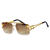 NEU Brille Festival Leopard, mit goldenen Bgeln