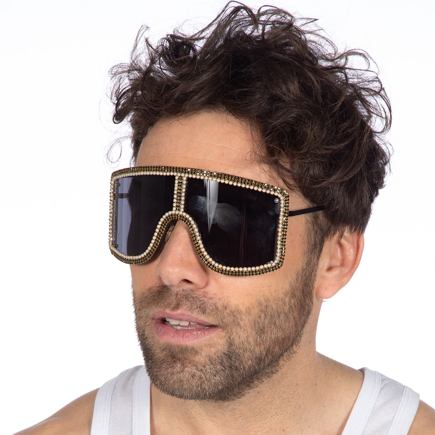 NEU Brille Festival XL, mit Brillies und schwarzen Glsern Bild 2
