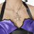Kette Spinne mit Strass, silber