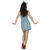 NEU Damen-Kostm Putzschrze mit Blumenmuster, Gr. 36 Bild 3