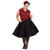 Premium-Line Damen-Kostüm Rockabilly Rizzo, Gr. 46 - Größe 46