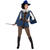 NEU Damen-Kostüm Lady Musketier, Jacke und Hose, Gr. 36 - Größe 36