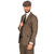 Herren-Kostüm Jackett, braun, Gr. 60 - Größe 60
