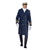 NEU Herren-Kostm Hochwertiger Kapitnsmantel, navy blau, Gr. S