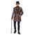 NEU Herren-Kostm Luxus Pailletten-Jacke, mehrfarbig, Gre S