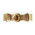 Grtel mit groer Schnalle, gold - Gold