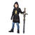 NEU Kinder-Kostm Ritter mit Kapuze, schwarz-gold, Gr. 116