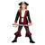 NEU Kinder-Kostm Piratin, 3-tlg. mit Hose, Jacke und Grtel, burgund-schwarz, Gr. 116