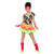 Damen-Kostm 80s Neon Girl, Gr. 34