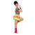Damen-Kostm 80s Neon Girl, Gr. 34 Bild 2