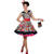 Damen-Kostüm Kleid Pop-Art, Gr. 48