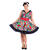 Damen-Kostm Kleid Pop-Art, Gr. 44 - Gre 44