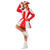 Damen-Kostüm Tanzmariechen rot-weiß Gr. 46 - Größe 46