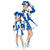 Damen-Kostüm Tanzmariechen, blau-weiß, Gr. 40 - Größe 40