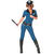 SALE Damen-Kostüm Polizistin Catsuit, Gr. 42