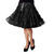 Petticoat-Deluxe, mehrlagig, knielang, schwarz - Schwarz
