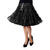 Petticoat-Deluxe, mehrlagig, knielang, schwarz