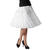 Petticoat-Deluxe, mehrlagig, knielang, weiß - Weiß