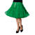 Petticoat-Deluxe, mehrlagig, knielang, grün