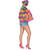NEU Damen-Kostm Plsch-Jacke Rainbow, bunt, Gr. 36-38 Bild 2