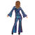 NEU Damen-Kostm 70er-Jahre Catsuit lila/blau, mit Stirnband, Gr. 36 Bild 3