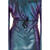 NEU Damen-Kostm 70er-Jahre Catsuit lila/blau, mit Stirnband, Gr. 36 Bild 5