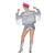 NEU Damen-Kostm Jacke Festival Silber mit Pailletten und Fransen, Gr. S/M Bild 3