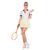 NEU Damen-Kostm Retro Tennis-Kleid, Gre: 36