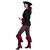 NEU Damen-Kostüm Piratin, 3-tlg. mit Hose, Jacke und Gürtel, burgund-schwarz, Gr. 36 Bild 3