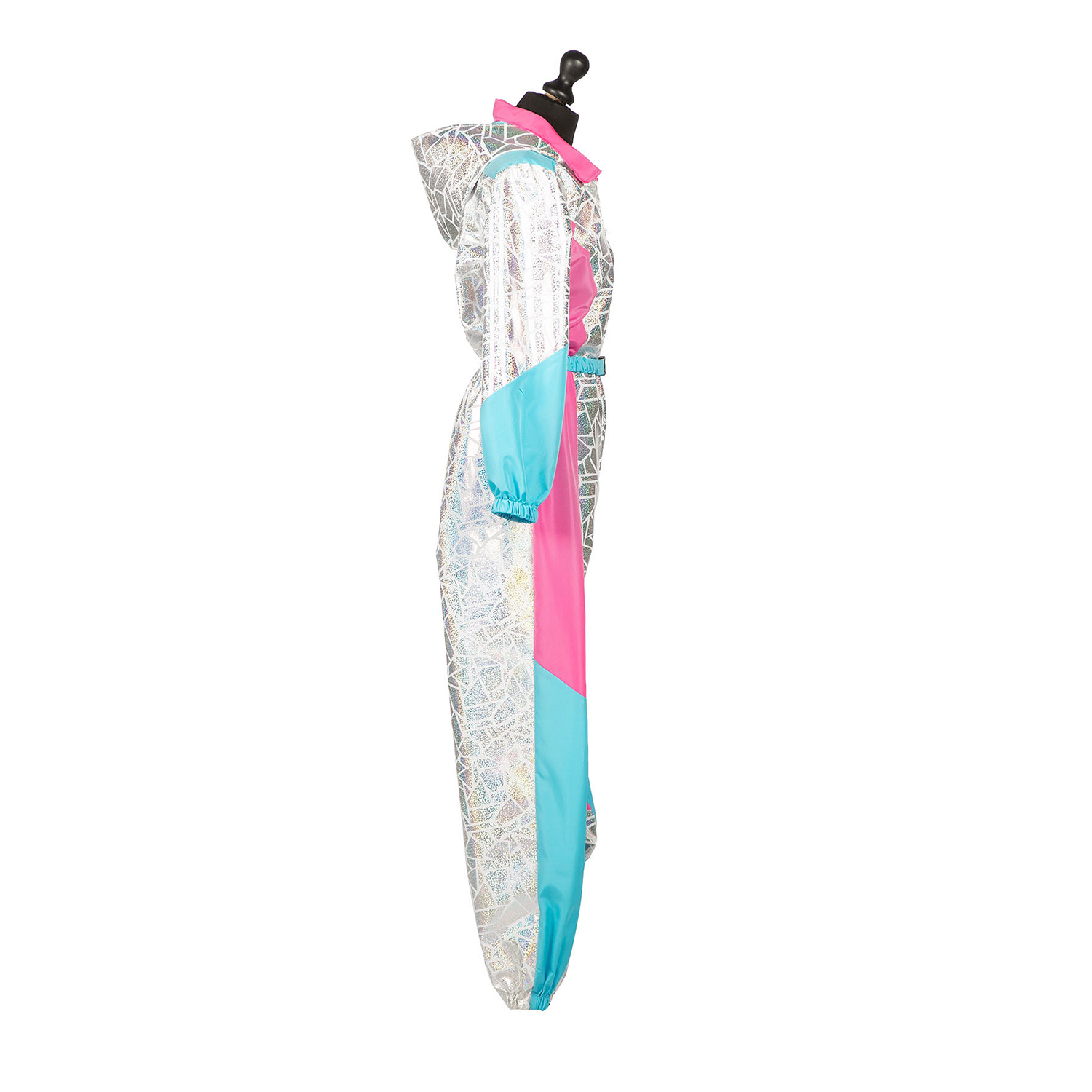 NEU Damen-Kostm Skianzug Deluxe, silber mit pink und blau, Gr. 36 Bild 2