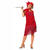 Damen-Kostüm Charleston de Luxe, rot Gr. 36 - Größe 36