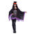 NEU Damen-Kostm Poncho Day of the Dead mit Fransen, Einheitsgre