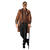 NEU Herren-Kostm Steampunk-Mantel Snake, braun, Gr. 48