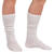 Socken lang, wei, Gre 42-47