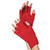 Handschuhe gestrickt, fingerlos, rot - Rot