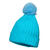 NEU Hut Mtze Skifahrer mit Bommel, Pudelmtze, Hellblau