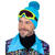 NEU Hut Mtze Skifahrer mit Bommel, Pudelmtze, Hellblau Bild 2