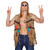 Herren-Weste Hippie / Indianer mit Fransen, Gr. 48