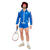NEU Herren-Kostüm Tennis-Spieler, Jacke und kurze Hose, Gr. 48 - Größe 48
