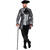 NEU Herren-Kostüm Luxus Outfit Marquis grau/schwarz, Gr. XL - Größe XL