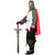 SALE Herren-Kostm Ritter, schwarz-wei, Gr. 58-60 Bild 2