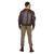 NEU Herren-Kost�m Piloten-Jacke, mit Fellkragen, braun, Gr. S / 48 Bild 3