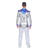 NEU Herren-Kostm Space-Jacke, metallic-silber-irisierend, Gr. S Bild 3