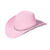 NEU Hut Cowboy mit Glitter-Sternen, rosa