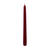 Getauchte glatte Tafel-Kerze, spitz zulaufend, ca. Höhe: 250mm, Ø 25mm, Farbe: Altrot - Altrot