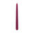 Getauchte glatte Tafel-Kerze, spitz zulaufend, ca. Höhe: 250mm, Ø 25mm, Farbe: Cardinal - Cardinal
