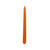 SALE Getauchte glatte Tafel-Kerze, spitz zulaufend, ca. Hhe: 250mm,  25mm, Farbe: Aprikose - Aprikose