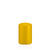 Getauchte glatte Stumpen-Kerzen, ca. Höhe: 80mm, Ø 50mm, Farbe: Dotter Sunshine - Dotter Sunshine