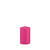 Klassische getauchte Stumpen-Kerze, glatte Oberfläche, Höhe: ca. 100mm, Durchmesser: ca. 60mm, Farbe: Pink - Stumpen-Kerze 100 mm pink