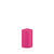 Klassische getauchte Stumpen-Kerze, glatte Oberflche, Hhe: ca. 100mm, Durchmesser: ca. 60mm, Farbe: Pink - Stumpen-Kerze 100 mm pink
